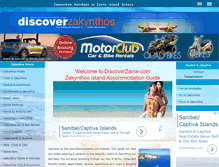 Tablet Screenshot of discoverzante.com